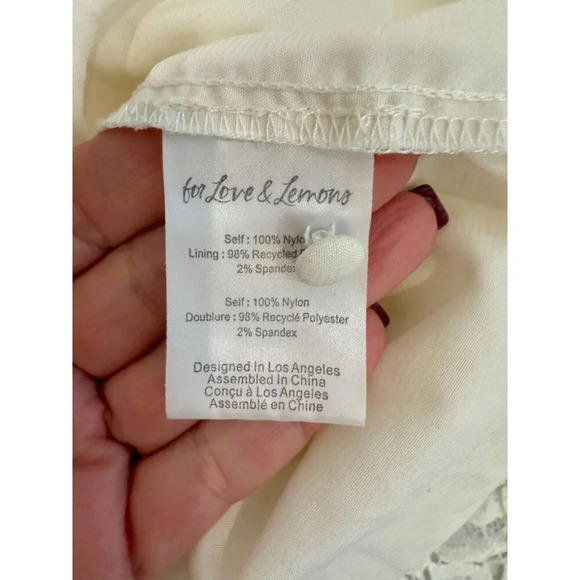 For Love & Lemons Cleo Mini Dress NWOT - Size S - Picture 6 of 9